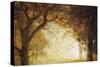 Forest Sunrise-Albert Bierstadt-Stretched Canvas