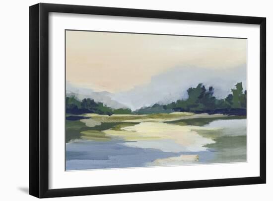 Forest Sunset View-null-Framed Art Print