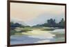 Forest Sunset View-null-Framed Art Print