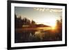 Forest Sunset-Andreas Stridsberg-Framed Giclee Print