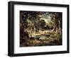 Forest Swamp, 1870-Narcisse Virgile Diaz de la Pena-Framed Giclee Print