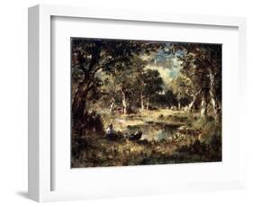 Forest Swamp, 1870-Narcisse Virgile Diaz de la Pena-Framed Giclee Print