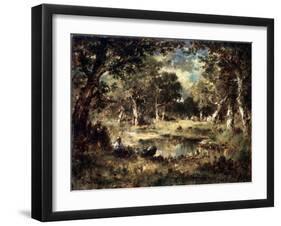 Forest Swamp, 1870-Narcisse Virgile Diaz de la Pena-Framed Giclee Print