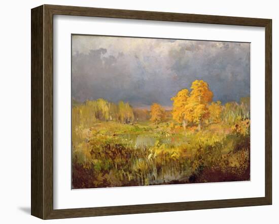 Forest Swamp in Autumn, C.1872-Fedor Aleksandrovich Vasiliev-Framed Giclee Print
