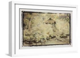 Forest Thatch, Guatemala-Theo Westenberger-Framed Photographic Print