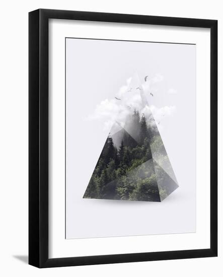 Forest Triangle-Robert Farkas-Framed Giclee Print