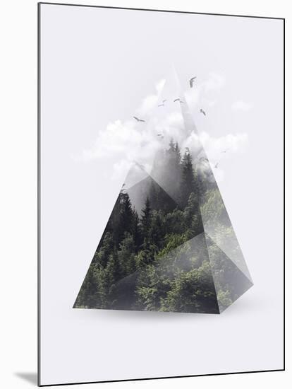 Forest Triangle-Robert Farkas-Mounted Giclee Print