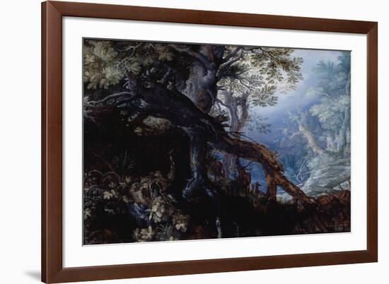 Forest with Deer, C.1608-10-Roelandt Jacobsz. Savery-Framed Giclee Print