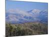 Forest with Snowcapped Mountains in Background, Great Smoky Mountains National Park, Tennessee-Adam Jones-Mounted Photographic Print