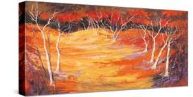 Foresta Rossa-Lucas-Stretched Canvas