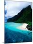 Forested Hills, Beach and Lagoon, American Samoa-Peter Hendrie-Mounted Premium Photographic Print