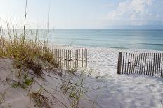 Beautiful Beach at Sunrise-forestpath-Laminated Photographic Print