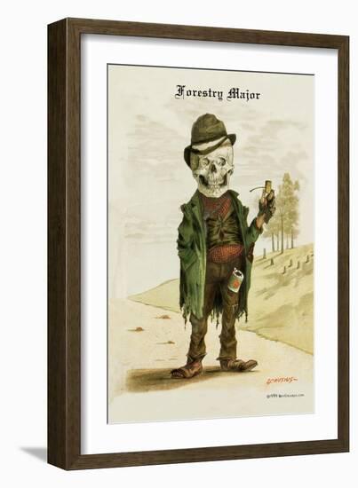 Forestry Major-F. Frusius M.d.-Framed Art Print