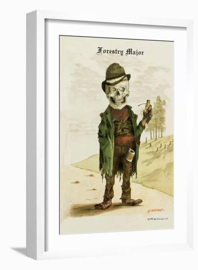 Forestry Major-F. Frusius M.d.-Framed Art Print