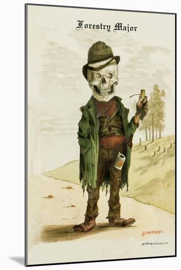 Forestry Major-F. Frusius M.d.-Mounted Art Print