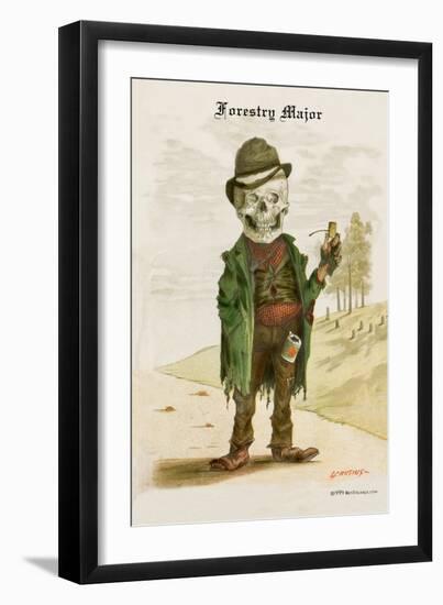 Forestry Major-F. Frusius M.d.-Framed Art Print