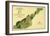 Forests of Western North Carolina - Panoramic Map-Lantern Press-Framed Art Print