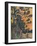 'Foret De Sapins Au Declin Du Jour', 1889-Vincent van Gogh-Framed Giclee Print