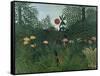 Foret Vierge au Soleil Couchant-Henri Rousseau-Framed Stretched Canvas