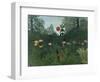 Foret Vierge au Soleil Couchant-Henri Rousseau-Framed Premium Giclee Print