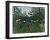 Foret Vierge au Soleil Couchant-Henri Rousseau-Framed Giclee Print