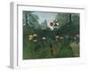 Foret Vierge au Soleil Couchant-Henri Rousseau-Framed Giclee Print