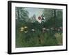 Foret Vierge au Soleil Couchant-Henri Rousseau-Framed Giclee Print