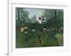 Foret Vierge au Soleil Couchant-Henri Rousseau-Framed Giclee Print