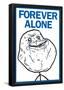 Forever Alone Rage Comic Meme Poster-null-Framed Poster