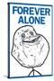 Forever Alone Rage Comic Meme Poster-null-Stretched Canvas