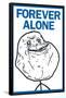 Forever Alone Rage Comic Meme Poster-null-Framed Poster