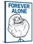 Forever Alone Rage Comic Meme-null-Stretched Canvas