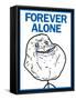 Forever Alone Rage Comic Meme-null-Framed Stretched Canvas