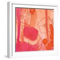 Forever Poppy Fields 1-Tina Epps-Framed Art Print