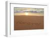 Forever Written in the Sand on a Beach at Sunset.-Hannamariah-Framed Photographic Print