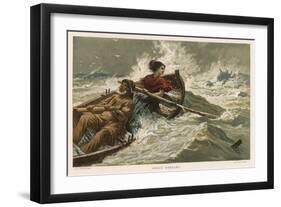 Forfarshire Shipwreck-null-Framed Art Print