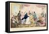 Forfeits Played at an Evening Party-Robert Cruickshank-Framed Stretched Canvas
