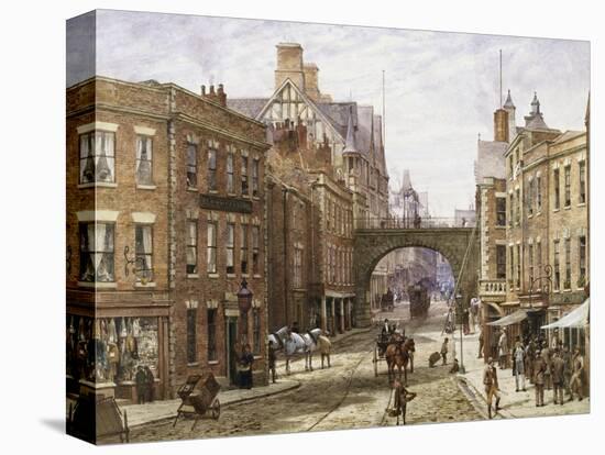 Forgate Street, Chester-Louise J. Rayner-Stretched Canvas