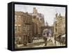 Forgate Street, Chester-Louise J. Rayner-Framed Stretched Canvas