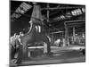 Forge in Action at Edgar Allens Steel Foundry, Sheffield, South Yorkshire, 1963-Michael Walters-Mounted Photographic Print