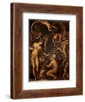 Forge of Vulcan-Giorgio Vasari-Framed Art Print