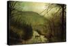 Forge Valley, Scarboro'-John Atkinson Grimshaw-Stretched Canvas