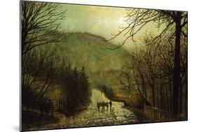 Forge Valley, Scarboro'-John Atkinson Grimshaw-Mounted Giclee Print