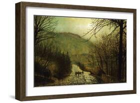 Forge Valley, Scarboro'-John Atkinson Grimshaw-Framed Giclee Print