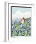 Forget-Me-Not Cottage-Linda Braucht-Framed Giclee Print