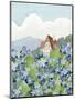 Forget-Me-Not Cottage-Linda Braucht-Mounted Giclee Print
