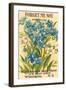 Forget Me Not Seed Packet-null-Framed Art Print