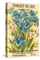 Forget Me Not Seed Packet-null-Stretched Canvas