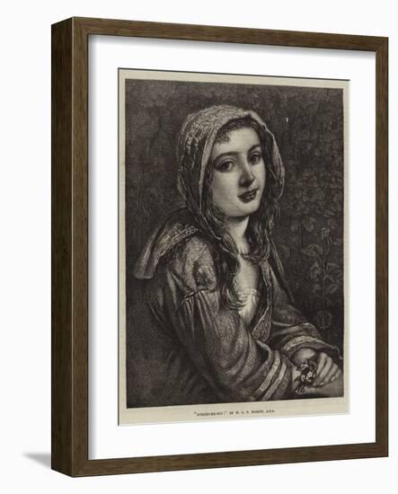 Forget-Me-Not!-William Charles Thomas Dobson-Framed Giclee Print