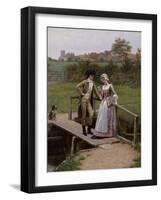 Forget Me Nots, 1895 by Edmund Blair Leighton-Edmund Blair Leighton-Framed Giclee Print